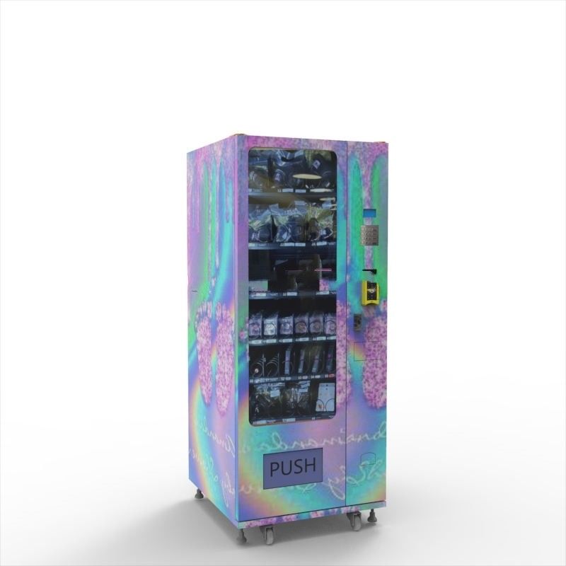 多機能化粧品 自動販売機 150W 出力 現金 クレジットカード決済