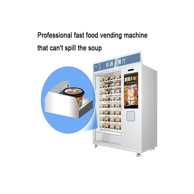 ホットセール ファーストフード コーヒー カップケーキ 自動 32インチ タッチスクリーン マイクロ波温め 自動販売機