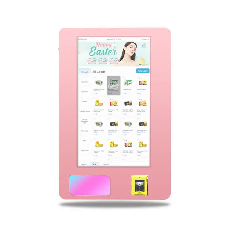 屋内フリースタンド スマート広告 LCDディスプレイ 自動販売機 カスタムタッチスクリーンUI,リモコン管理デジタル