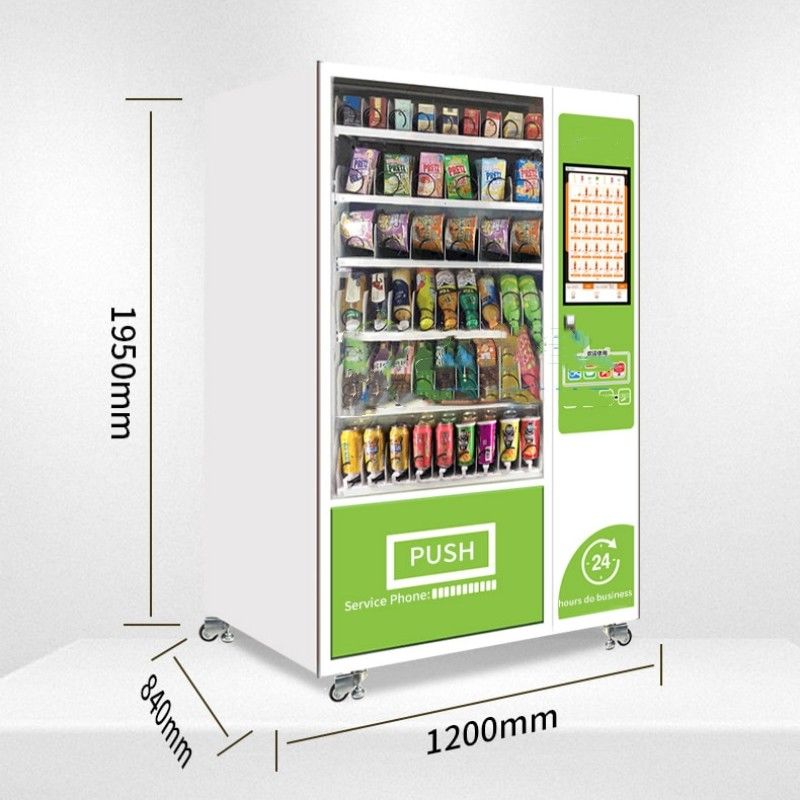 24hセルフサービス 自動タッチスクリーン コンボ 飲み物 スナック 自動販売機 ディストリビューター 自動販売業者