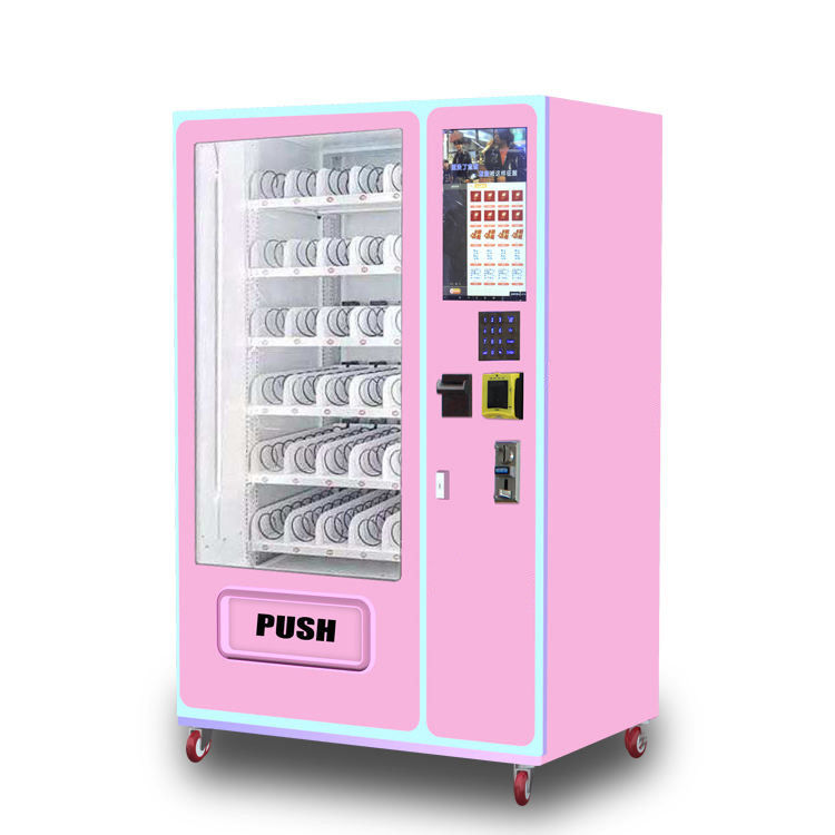 ショッピングモール 冷酒 カスタマイズされた色彩絵 ステッカー 販売機 スクリーン付き