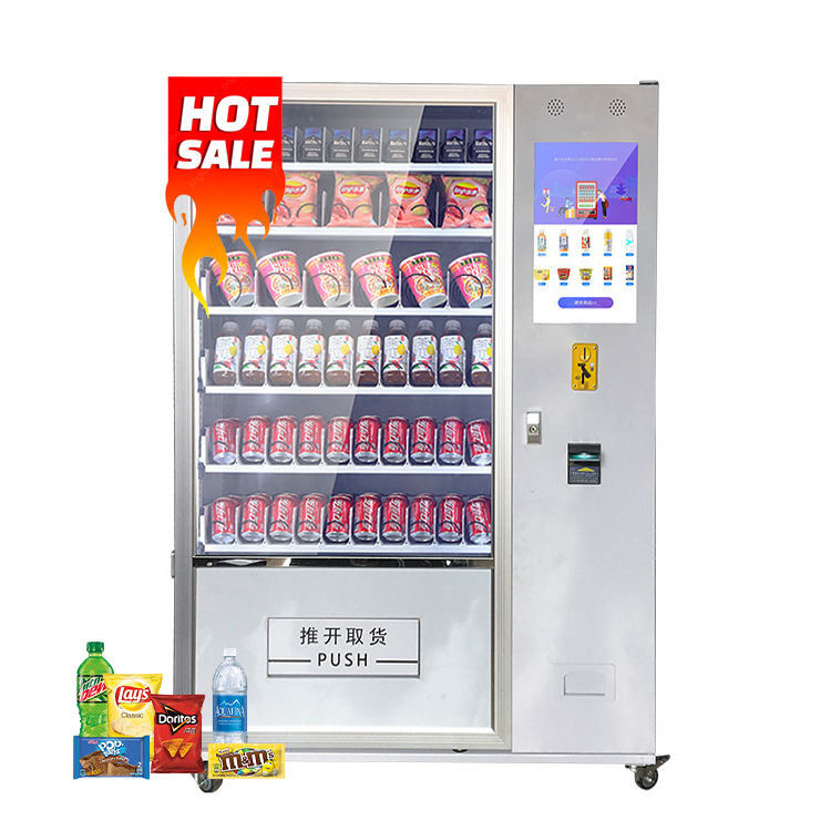 ショッピングモール 冷酒 カスタマイズされた色彩絵 ステッカー 販売機 スクリーン付き