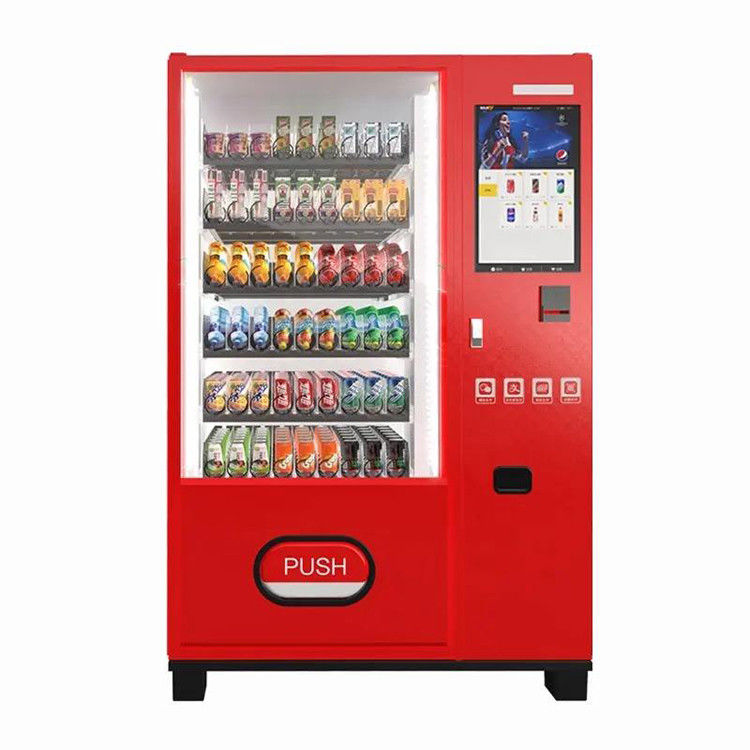 ホテルの地下鉄駅とショッピングモールのための大きな新鮮食品販売機