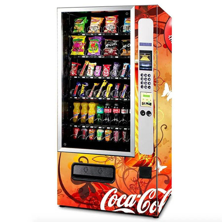 ホテルの地下鉄駅とショッピングモールのための大きな新鮮食品販売機